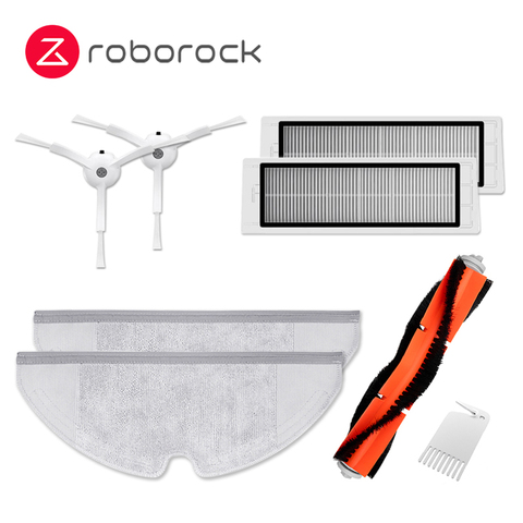 Robot aspirador Original Roborock S50 S51 XIAOMI, 2 piezas de repuesto, paquete de Kits, paños de fregona, Fregona seca, mopa, filtro de 2 tanques de agua * 1 ► Foto 1/6