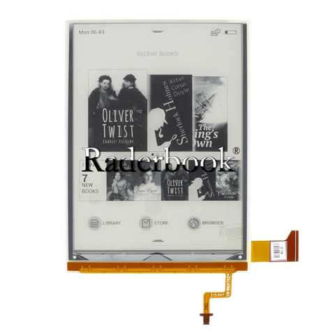 Matriz de lector de pantalla LCD para E-book, reemplazo de la pantalla LCD, 6 