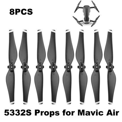 Hélice de 4 pares 5332S para DJI Mavic Air Drone hoja de liberación rápida 5332 Accesorios repuestos duraderos accesorios de repuesto Wing ► Foto 1/6