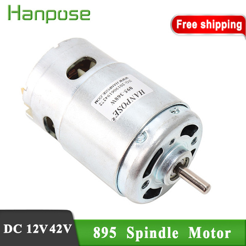 Motor de CC de 895-360W, 12V, 24V, 3000-12000 RPM, rodamiento de bolas, alto par, alta potencia, bajo nivel de ruido, gran oferta, Motor de componentes electrónicos ► Foto 1/6