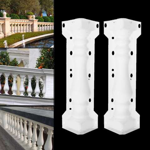 Molde de columna romana de 60x14cm para balcón, jardín, piscina, valla de cemento, yeso, molde de hormigón, barandilla, molde de construcción ► Foto 1/6