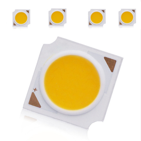 Lote de 5 uds. De bombillas LED COB de 3w, 5w, 7w, 10w, 13x13mm, 240-260mA, Bombilla fuente de luz LED en placa de aluminio, Chip de luz para foco LED ► Foto 1/4