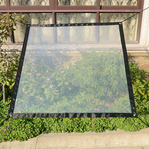 Lona transparente a prueba de lluvia para ventana, lona de plástico para el parabrisas, anticongelante, para plantas suculentas ► Foto 1/6