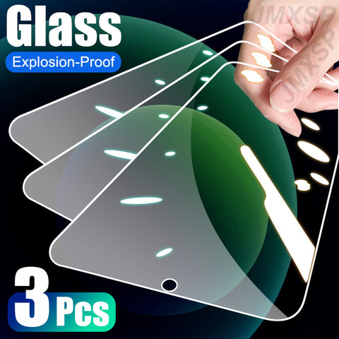 Uds vidrio templado para Xiaomi Mi Max 2 3 mezclar 2 2S 3 protector de vidrio para Mi A3 A2 Lite A1 Poco X3 NFC M3 F1 F2 jugar CC9E de vidrio ► Foto 1/6
