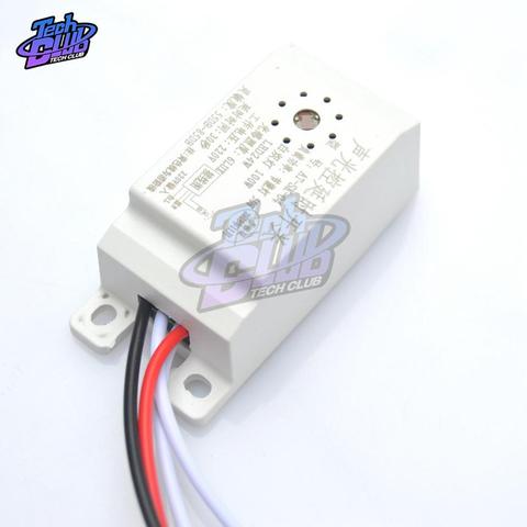 Interruptor de Sensor de luz de sonido, interruptor automático de encendido y apagado de luz de calle, Control de foto, Sensor de voz de sonido, CA 160-220V ► Foto 1/5