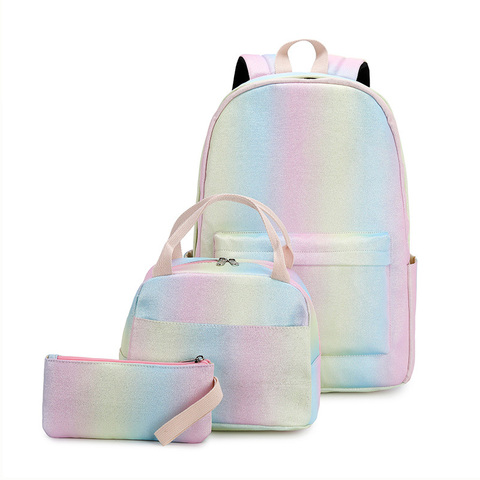 Mochilas de moda para niños, mochilas escolares para niñas, mochila escolar de primaria, conjunto de mochilas estampadas, novedad de 2022 ► Foto 1/6