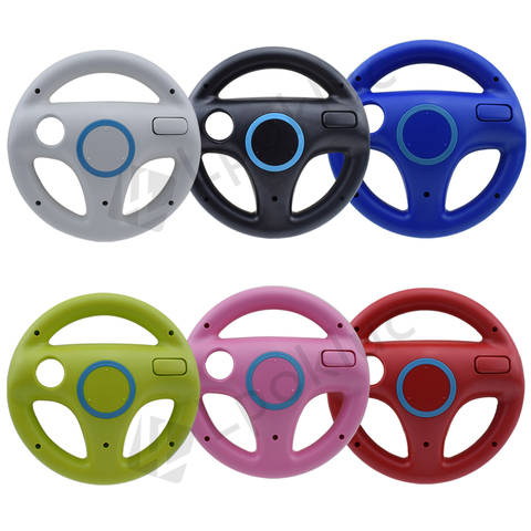 Volante para mando de videoconsola Nintengo Wii, adaptador disponible en varios colores, ideal para jugar a Mario Kart y otros juegos de carreras de coches, 2 unidades ► Foto 1/6