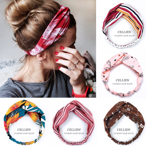 2022 nuevo accesorios para el cabello para las mujeres las niñas pelo bandas imprimir diademas Vintage Cruz turbante pañuelo venda повязка на голову DS02 ► Foto 1/6