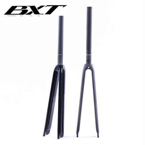 1/8 nuevo chino barato BXT aleación carbono horquilla 700C 1-2022 mate/brillante ud/12 k freno carbono carretera bicicleta tenedor envío gratis ► Foto 1/6