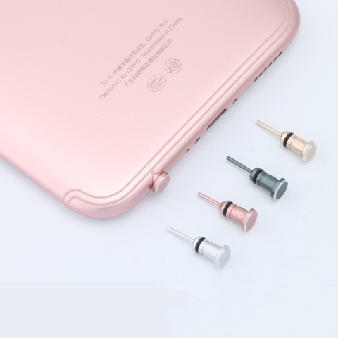 Interfaz auxiliar para auriculares, Conector de Audio de 3,5mm, antipolvo, para teléfono, tarjeta de extracción colorida, Pin para Apple Iphone 5, 6, 7, 8 Plus ► Foto 1/3