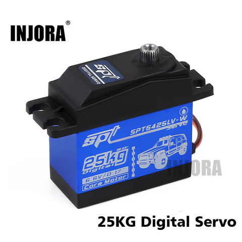 Engranaje de Metal impermeable SPT 5425LV 5435LV, 25KG, 35KG, Servo Digital de alto par para coche de control remoto SCX10 TRX4, 1 Uds. ► Foto 1/6