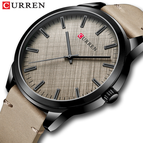 CURREN-reloj de pulsera de cuarzo clásico para hombre, cronógrafo de negocios a la moda con cuero, informal, 2022 ► Foto 1/6