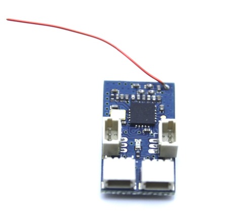 Receptor Micro FLYSKY AFHDS 2A para Dron RC FPV, 18,5x12,0x6,5mm, MA-RX42-A, 2,4G, PPM PWM integrado 5A cepillado ESC para aviones de carreras ► Foto 1/4