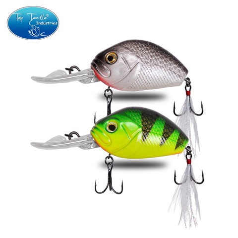 Cf-señuelo de Pesca flotante para lubina, cebo Artificial de 60mm, 7g, 4 colores, Crankbait ► Foto 1/3