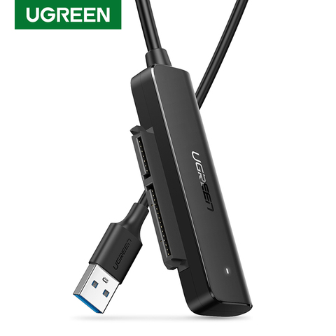 Ugreen-convertidor SATA USB 3,0, adaptador USB C a SATA para disco duro externo HDD/SSD de 2,5 pulgadas, Cable SATA a USB de 5Gbps ► Foto 1/6