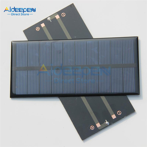 Panel Solar de 5V y 300MA, Mini Sistema Solar DIY para cargadores de teléfono celular, célula Solar portátil de 1,5 W(150*69MM) ► Foto 1/4