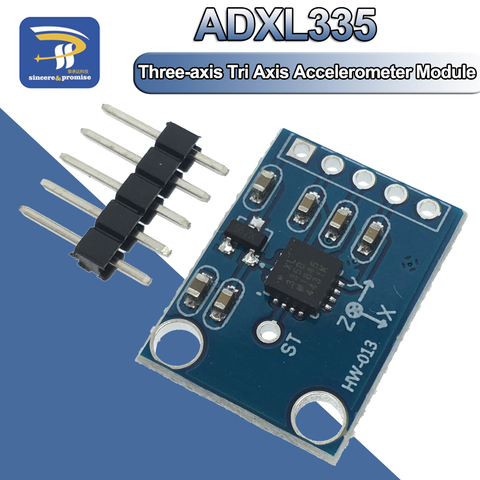 GY-61 ADXL335 módulo de acelerómetro Triaxial de tres ejes, Sensor de ángulo de gravedad de aceleración Triaxial, placa electrónica Diy de 3V-5V ► Foto 1/6