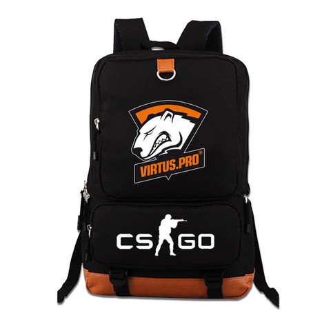 Mochila del equipo de juego DOTA 2 CSGO para adolescentes, morral escolar de gran capacidad, mochila de viaje para ordenador portátil ► Foto 1/5