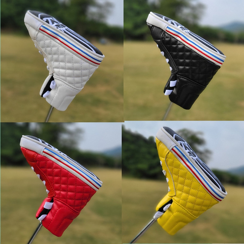 Cubierta de cabeza de putter de golf, estilo de zapato, PU, funda de cabeza para club de golf, 4 colores, unisex, 2022 ► Foto 1/6