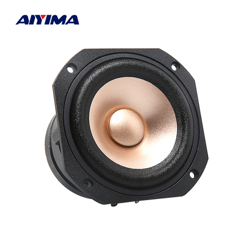 AIYIMA-altavoz de Audio de gama completa para cine en casa, reproductor de música de 4 pulgadas, 4 Ohm, 100W, imán doble, 25 núcleos, 1 ud. ► Foto 1/5