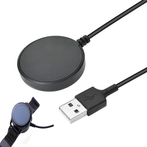 Adaptador de cargador de muelle Cable de carga USB, Cable de Base para Samsung Galaxy Watch 3 41mm Watch3 45mm Active 2/1 40mm Active2 44mm ► Foto 1/6