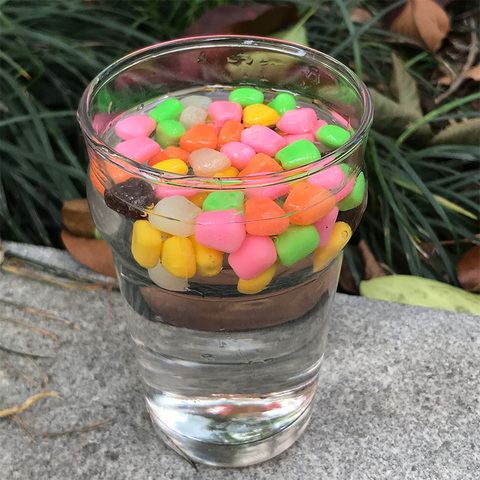 Señuelo de pesca de silicona, Pop Up Boilies flotantes, Pellet suave, equipo de pesca Artificial, conjunto de cebo con olor de maíz aromático, carpa herbívora, 50/100 Uds. ► Foto 1/6