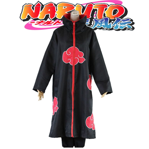 Vestido de disfraz de Naruto Akatsuki, Anime, en forma de manto, capa,  Sasuke, Uchiha, Tobi, Pain Itachi, ropa, Cosplay, Chico, adulto - Historial  de precios y revisión | Vendedor de AliExpress -