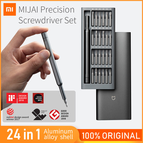 Xiaomi Mijia-destornillador 24 en 1 de precisión, juego de herramientas, brocas magnéticas, herramientas de reparación para Smart Home MI ► Foto 1/6