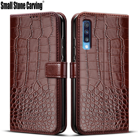 Funda de cuero con tapa para Samsung Galaxy A50, carcasa magnética para teléfono Samsung A50 A 50 A505F ► Foto 1/6