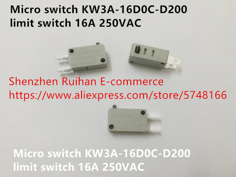 Nuevo interruptor micro 100% Original interruptor de límite de KW3A-16D0C-D200 16A 250VAC ► Foto 1/3