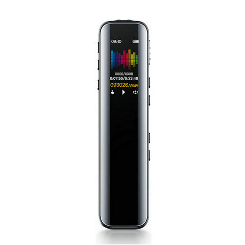 Grabadora de sonido Digital recargable por USB, reproductor MP3, dictáfono, DSP, reducción de ruido, grabación HD, 16GB, 32GB ► Foto 1/6