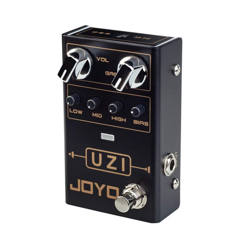 JOYO UZI Pedal de distorsión Pedal de efectos de guitarra pesados música Metal con sesgo mando Bypass verdadero la guitarra Bass Accesorios ► Foto 1/6