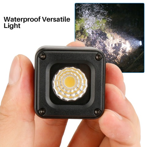 Ulanzi L1 10m bajo el agua luz LED para vídeo impermeable regulable LED lámpara de vídeo de la cámara para Nikon Canon GOPRO SJCAM cámaras de acción ► Foto 1/6