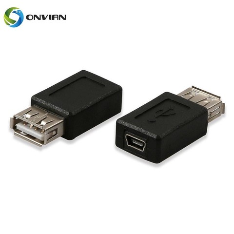 Onvian-Convertidor de enchufe adaptador USB 2,0 tipo A conector hembra A Micro USB 5P B, cargador de datos usb A micro-USB para conector de teléfono ► Foto 1/5