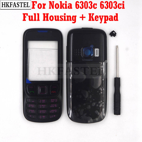 Hkfastel-Funda clásica con teclado ruso + herramienta, para Nokia 6303c 6303, 6303ci, 6303i ► Foto 1/6