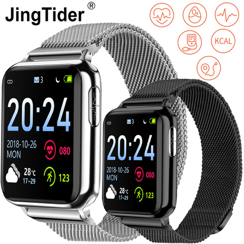 Reloj inteligente V5, con Bluetooth, ECG, PPG de frecuencia cardíaca, Monitor de presión arterial y oxígeno, banda de 1,3 pulgadas, rastreador de Fitness, resistente al agua IP67 ► Foto 1/6