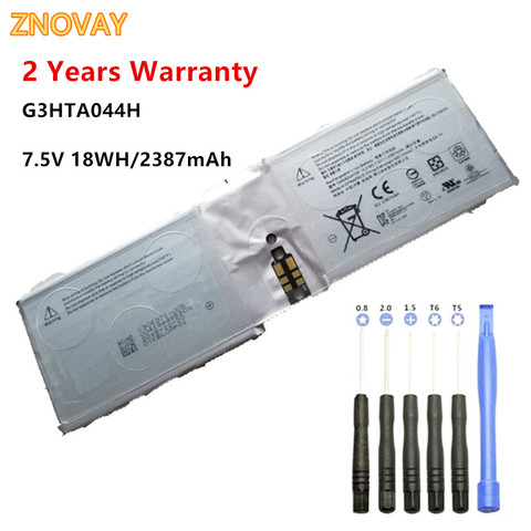 ZNOVAY G3HTA044H DAK822470K batería del ordenador portátil para Microsoft superficie de portátil 1 1703, 1704, 1705, 7,5 V 2387MAH G3HTA020H ► Foto 1/1