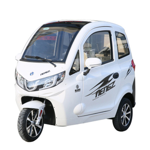 Triciclo eléctrico motorizado para adulto, vehículo de pasajeros de tres ruedas, 1kw, pequeño Tuk, 2022 ► Foto 1/6