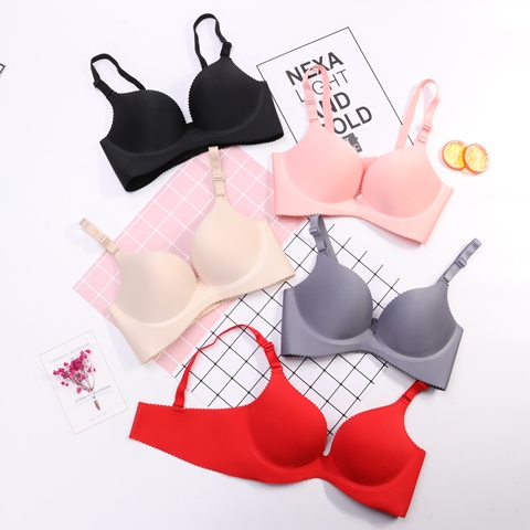 Sujetador Sexy de Copa en U profundo para mujer, lencería push-up sin costuras, Bralette sin alambre, ropa interior sin espalda ► Foto 1/6