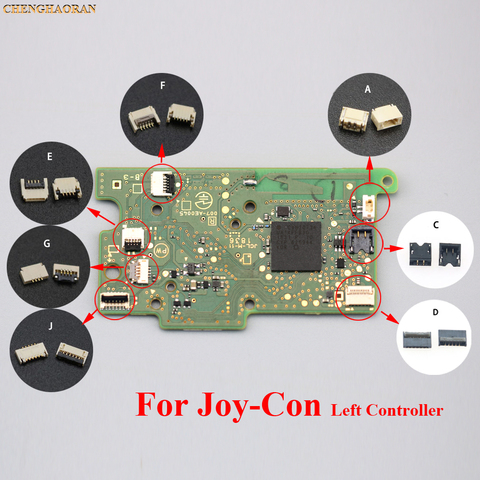 Botón Micro interruptor importado de 5 uds. Para Nintendo Switch LR Button NS Joycon nuevo conector de Terminal 3DS XL FPC ► Foto 1/6