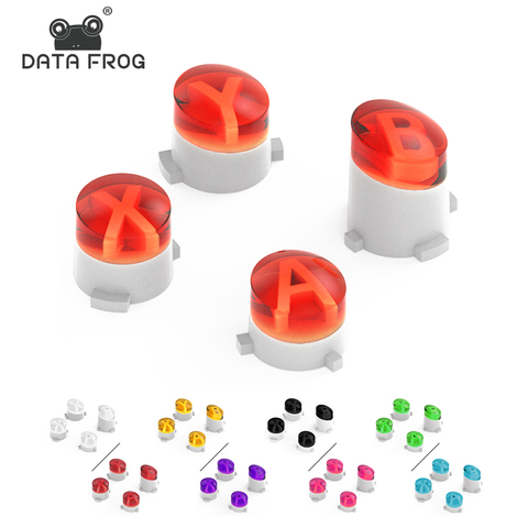 DATA FROG-Juego de botones ABXY para Xbox One, mando para XBOX One Slim/Xbox Elite, 9 colores, pieza de reparación transparente ► Foto 1/6