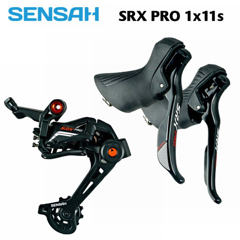 SENSAH SRX PRO 11s Carretera grupo izquierda palanca + derecha palanca + desviador trasero Kits máximo Compatible con 52T Cassette ► Foto 1/6