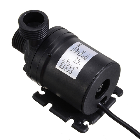 Minibomba de agua sin escobillas, 12V, 24V, ZYW680, bomba de circulación de agua Solar, Motor de CC, 800L/H, 1 ud. ► Foto 1/1