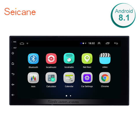 Seicane reproductor Multimedia para auto Universal Nissan VW Toyota Kia rio Hyundai Suzuki Honda 2din Android 8,1 navegación GPS de 7 pulgadas ► Foto 1/6