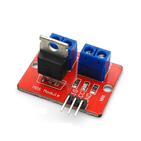 0-24V superior Mosfet botón IRF520 MOS módulo de controlador para Arduino MCU ARM Raspberry Pi ► Foto 1/5