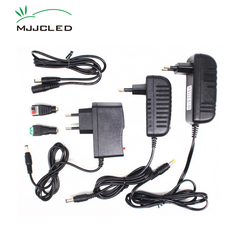 Fuente de alimentación 12 V 2A 3A 1A transformador 220 V 12 V AC DC LED 12 voltios adaptador 5A 4A controlador LED 110 V 230 V 240 V para tira de luz LED ► Foto 1/6