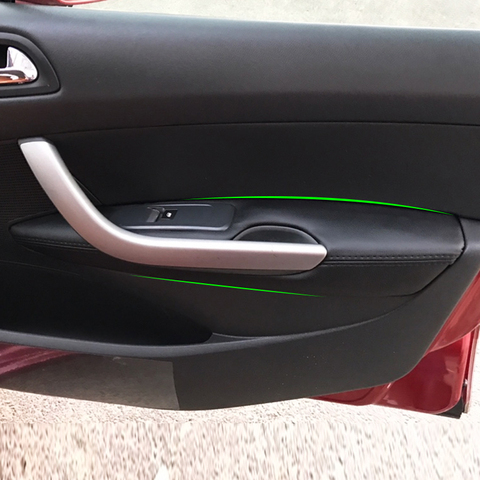 Reposabrazos de cuero suave para puerta de coche, cubierta protectora de piel para Peugeot 408, 2010, 2011, 2012, 2013 ► Foto 1/5