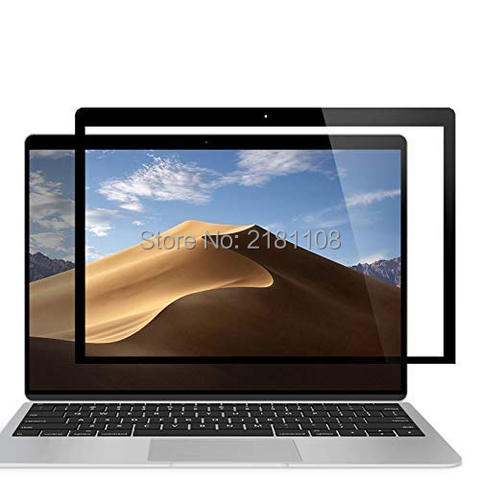 Burbuja de Protector de pantalla LCD con marco negro para el nuevo MacBook aire 13 Retina pantalla 2022 liberado A1932 A2179 A2337 2022 ► Foto 1/5