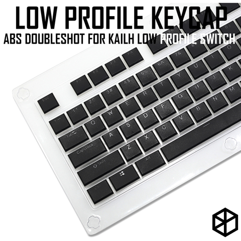 Kailh choc bajo perfil keycap set para kailh bajo perfil swtich abs doubleshot ultra thin keycap para bajo perfil Blanco marrón rojo ► Foto 1/5
