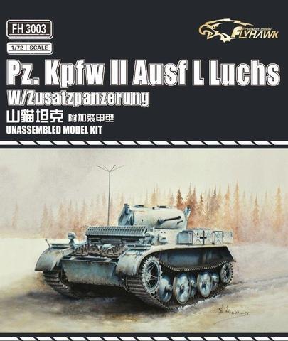 Flyhawk 3003, 1/72 Pz! Kpfw II Ausf L Luchs w/Zusatzpanzerung de calidad superior ► Foto 1/4